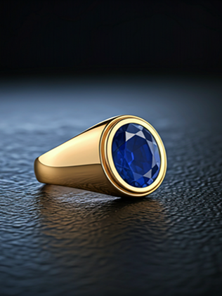Sapphire Signet Ring