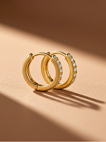 Infinite Hoop Earrings