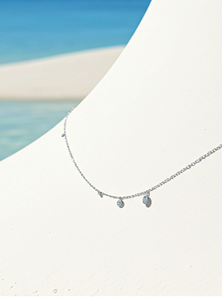 Azure Charm Anklet